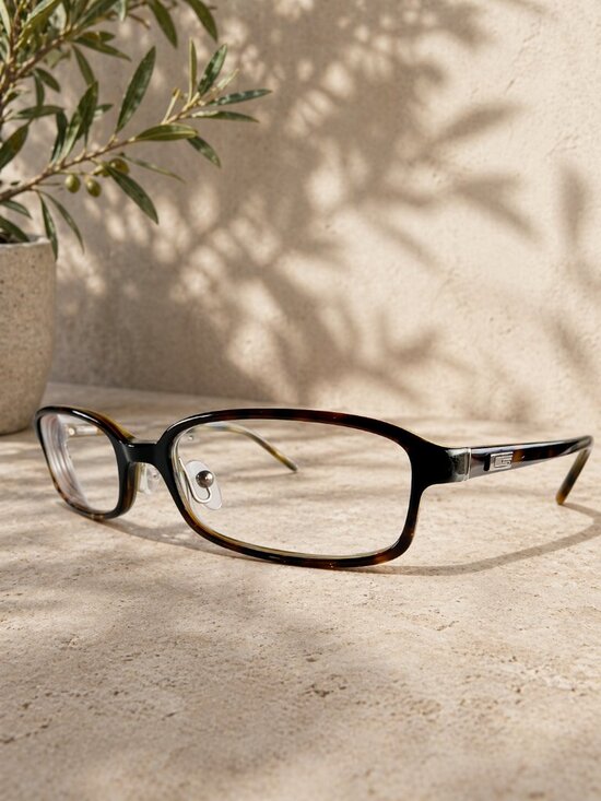 Gucci GG1504 Eyeglass Frames Tortoise Brown Italy Vintage RX Optical Glasses main image 9